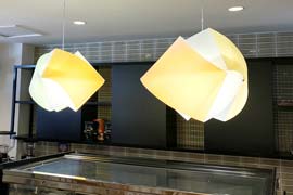 Lighting for cafe fitout