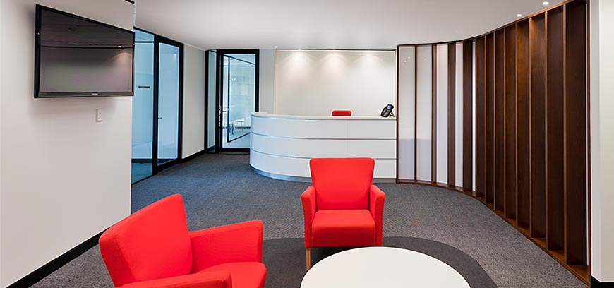 Office reception interior design