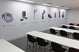 Large office wall graphics