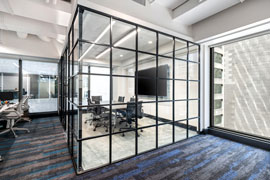 Boardroom glass wall