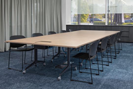Modern boardroom table
