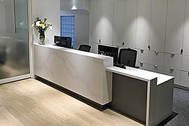 Office reception counter