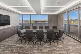 Recessed boardroom ceiling lighting