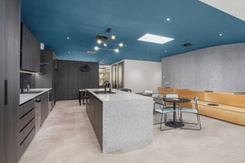 Office kitchen breakout area