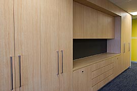 Bespoke boardroom cupboards