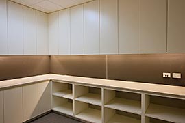 Custom made office cabinets