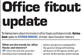Government fitout trends